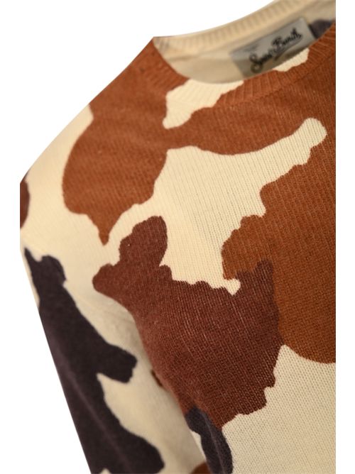 Maglione New Queen Cow Skin in misto lana, cachemire e nylon Mc2 Saint Barth | QUE003000364I